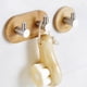 thumbnail image 4 of Gancho de Acero Inoxidable de Bambú para Pared, Bolsa para Ropa, Auriculares, Colgador de Llaves, Cocina, BañO, Puerta, Toalla, Estante Inoxidable (A), 4 of 5