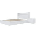 thumbnail image 1 of Nexera Harper 3-Piece Reversible Storage Bedroom Set, White, Double, 1 of 6