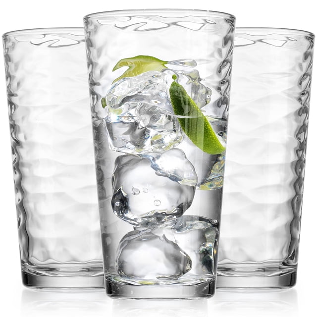 Juego de vasos para beber Highball, vasos de vidrio de 500 ml, 10 unidades, Glaver's