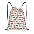 thumbnail image 1 of Fotbe Artoon Car Bolsa Mochila con Cordón Estampada, Bolsa de Gimnasio Deportiva, Bolsa Cinch, Bolsa con Cordón para Hombres y Mujeres-Medium, 1 of 6