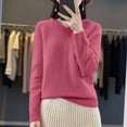 thumbnail image 2 of Sweaters for Women Pullover Oversized Knit Casual Cozy Dark Academia Fall Outfit Oversized Hooded Sweater Pullover Soft Knit Casual Crewneck Long Sleeve Cozy Winter Top For Everyday Comfortable Wear, 2 of 6