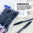 thumbnail image 5 of BAZIC Arrow Ballpoint Pens, 1.0 mm Medium Point Black Color Stick Pen, 10 Count, 1-Pack, 5 of 7
