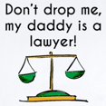 thumbnail image 2 of CafePress - My Daddy Is A Lawyer Body Suit - Baby Light Bodysuit, Size Newborn - 24 Months, 2 of 4