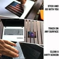 thumbnail image 2 of Adhesive Mouse Pad - Peel and Sticks to Any Surface - Travel Mouse Pad, Easy Stick On Mouse Pad, Sticky Mouse Pad for Any Surface - Excellent Tracking - USA Flag Wooden, 2 of 9