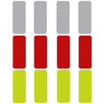 thumbnail image 1 of 30 pcs 1.18in x 3.25in (3cm x 8cm) 3M Reflective Diamond Grade Waterproof Stickers Multi-Color Pack, 1 of 5
