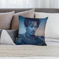 thumbnail image 6 of Johnny Depp Pillow Case Soft Pillow Cover Pillowcase Decorative Cushion Cover Home Decor 26 "x26 ", 6 of 8