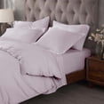 thumbnail image 4 of Superior Egyptian Cotton 400 Thread Count Duvet Cover Set, King/California King, Lilac, 4 of 6