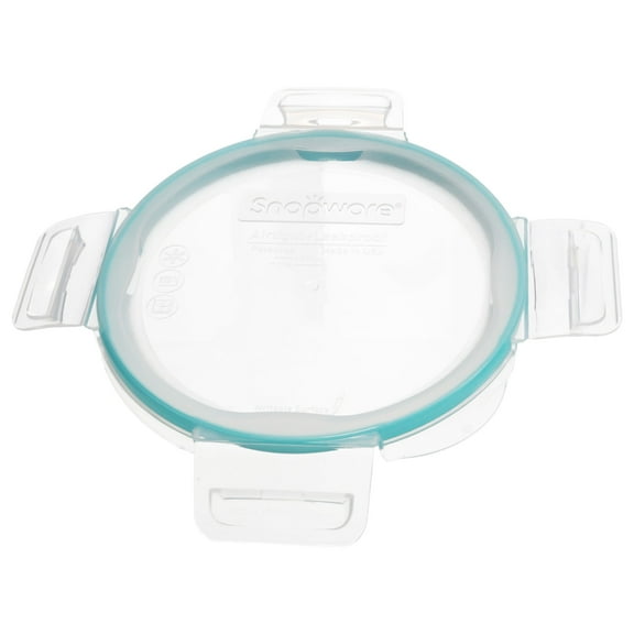 Snapware 7201R-PC 4-Cup Clear Total Solutions BPA-Free Plastic Food Storage Lid with Teal Gasket