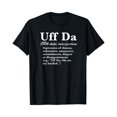 thumbnail image 1 of Uff Da Definition T-Shirt - White - S, 1 of 2