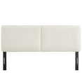 thumbnail image 4 of Lindee Boucle Fabric Queen Headboard in Cream, 4 of 8