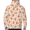 thumbnail image 7 of Fotbe Men's Hoodie with Funny Chicken Pattern - Kangaroo Pocket Pullover Hooded Sweatshirt, Perfect for Daily Wear, Travel, and Home-X-Large, 7 of 7