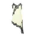 thumbnail image 5 of GEWSEY Lace Camisole Women Satin Tank Long Top Sleeveless Spaghetti Strap Silk Cami Shirt Asymmetrical Slip Dress Fashion (Rose Gold, S), 5 of 9
