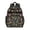 Mushroom and Moth-1, variant on Mushroom and Moth Black Pattern Backpack for School, Cute School Bag with Adjustable Shoulder Straps and Padded Back, 15.25"x11.5"x5.25"
