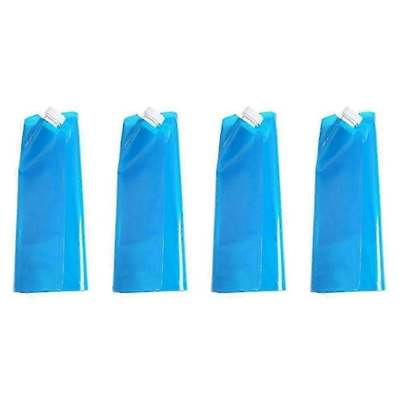 Ice Bath Bags, Large Capacity Ice Bath Freezer Bag, 5L Ice Bags for Ice Bath, Foldable Bags for Ice Bath