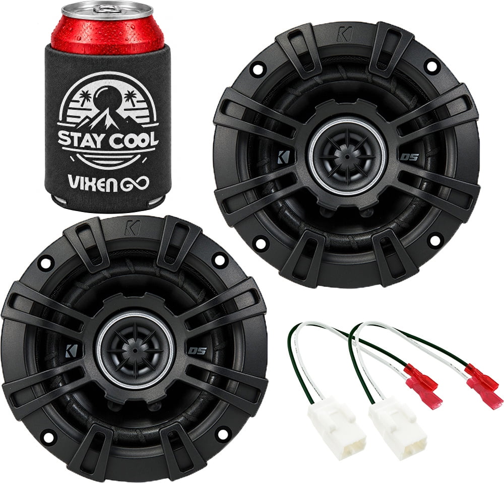 Kicker, Car Audio Speaker, 4-inch, 2 Pack with Woofers - Walmart.com
