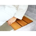thumbnail image 5 of 29 inch Malibu Removable Tri-Fold Bathtub Bench Seat, Teak Wood , 5 of 12