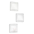 thumbnail image 4 of set espejos cuadrados con marco plateado 2 x 25 x 25 cm 3 piezas, 4 of 7