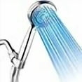 thumbnail image 3 of HotelSpa Douche à Main LED Ultra-Luxe 7 Réglages avec Visage Chromé et Capteur de Température Changeant de Couleur, 3 of 4