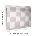 thumbnail image 4 of Mr. Kate Tess Watercolor Checker Peel and Stick Wallpaper, 4 of 24