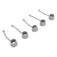 thumbnail image 3 of 5PCS Fortalecedor de agarre Cubiertas para dedos 20LB Fuerza de mano Entrenador Punta Camilla Puntas de silicona Gris, 3 of 14