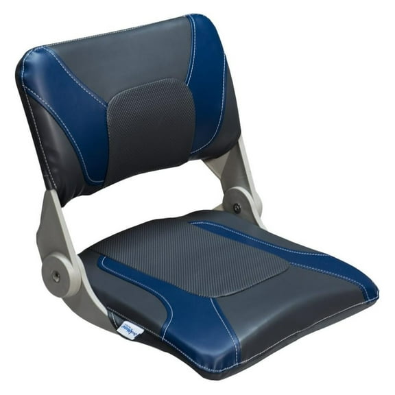 HeSLehs Compact Folding Fishing Seat (Charcoal & Blue)