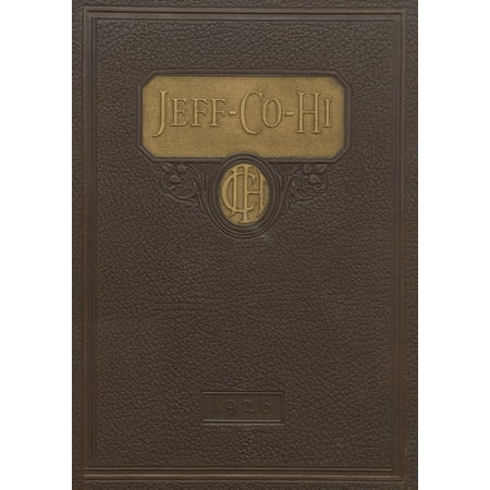 (Custom Reprint) Yearbook: 1926 Jefferson County High School - Jeffersonian Yearbook (Tarrant, AL)