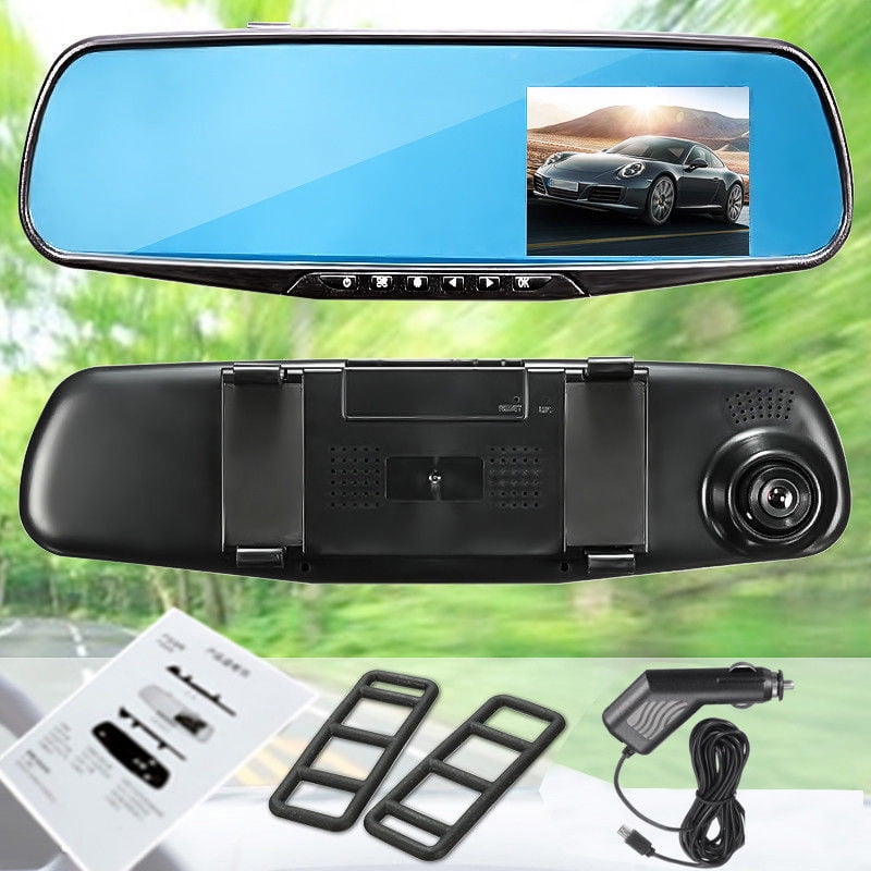 Mirror Dash Cam for Cars 2.8Inch 1080P HD Backup Camera Car DVR Rearview Mirror Camera Driving Video Recorder Parking Assistance 