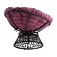 thumbnail image 5 of Pemberly Row Chair with Purple cushion and Gray Wicker Resin Frame, 5 of 5