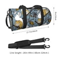 thumbnail image 2 of Pofeuu Squirrel And Leaves Print Travel Duffel Bag,Sports Tote Gym Bag,Shoulder Weekender Overnight Bag for Women Gym Bag, 2 of 6