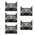 thumbnail image 2 of ANGGREK 5Pcs Console de Jeu Prise de Remplacement d'Interface de Connecteur pour SLIM/PRO, Prise de Console de Jeu, Interface de Socket, 2 of 8