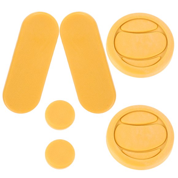SKISUNO 6Ud Accesorios Para Con Deslizadores Ergonómicos De Guantes Color Amarillo Para Deportes