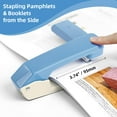 Deli/EZWORK SwingArm Swivel Stapler, 25 Sheets Capacity, 360 Degree