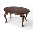 thumbnail image 4 of Beaumont Lane Oval Coffee Table in Plantation Cherry, 4 of 5