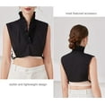 thumbnail image 5 of CAILDANL Half Shirts Layering for Women,Detachable Dickey Collar Blouse Half Shirts False Collar, 5 of 7