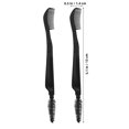 thumbnail image 2 of Soimiss 10Pcs Lash Separating Tool and Eyebrow Comb Black Multipurpose Makeup Brush, 2 of 5