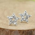 thumbnail image 6 of GKNET 2PCS Silver Stainless Steel Round CZ Earrings Ear Studs For Men Women Jewelry-9, 6 of 9
