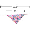 thumbnail image 2 of Bandana Réversible Triangle pour Chien de la Saint-Valentin Accessoires pour Chiens Chats Animaux, 2 of 5