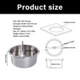 thumbnail image 5 of Sinyiin Balcony Wash Basin Kitchen Vegetable Small Sink Single Bowl Dish Washing Sink, 5 of 9