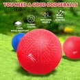 thumbnail image 4 of Juego de pelotas de patio de recreo FATEUAER Kickball de 8.5 pulgadas, paquete de 2 con bomba, 4 of 7