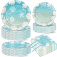 thumbnail image 1 of Juego de vajilla Naozinebi Seashell Beach Party, 200 piezas, 1 of 7