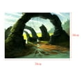 thumbnail image 2 of LOVIVER Tank Aquarium Background Wall Decor Sticker Bridge 76x56cm, 2 of 8