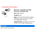 thumbnail image 2 of Mirror Set - Compatible with 2009 - 2016 Ford F-450 Super Duty 2010 2011 2012 2013 2014 2015, 2 of 3