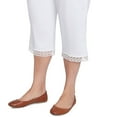 thumbnail image 4 of Alfred Dunner Womens Plus-Size Comfort Allure Embellished Capri Pant, 4 of 4