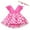 Hot Pink, variant on Little Girl Dress Floral Dress For Girls Toddler Birthday Dress Sundress Princess Dress Dresses For Toddler Girls 70