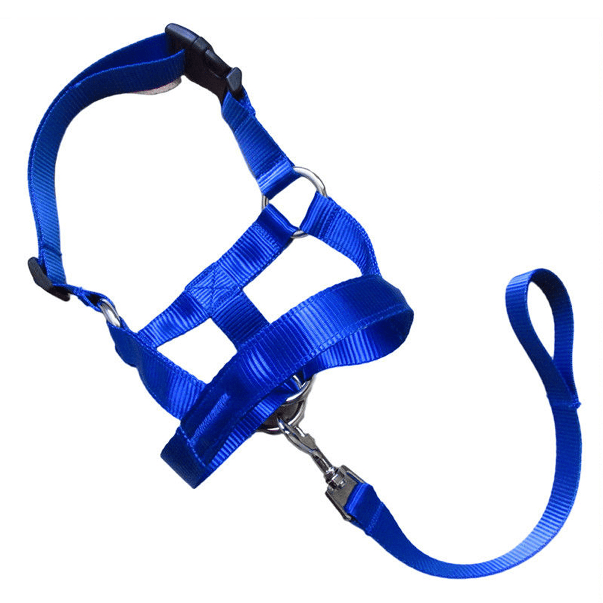 Jiaia Dog Pet Head Collar Gentle Halter Leash Leader No Pull Harness Training Dogs Black L
