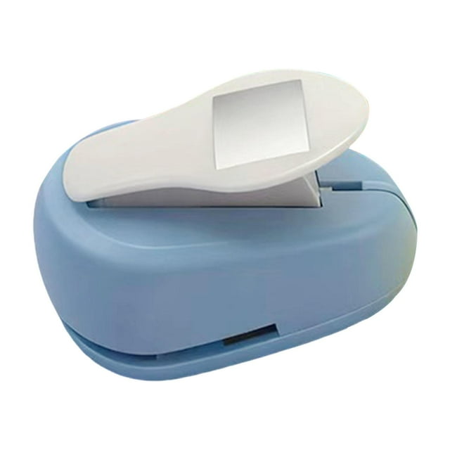 Perforadora cuadrada de 1,8 cm x 1,8 cm, portátil, para manualidades, álbumes de fotos, tarjetas y más. Ideal para hacer manualidades y crear