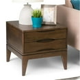 thumbnail image 6 of Home Square 2-Piece 22 " Square Modern End Side Table Set in Walnut Brown, 6 of 6