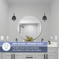 thumbnail image 6 of Prominence Home 2-Pack Matte Black Battery-Operated LED Wall Sconce with Metal Shade, 6 of 13