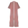 thumbnail image 4 of Robes pour Femmes 2024 Été Robe Ample pour Col en V Décontractée Robes d'Été avec Poches Manches Courtes avec Poches 50 % de Réduction!, 4 of 6