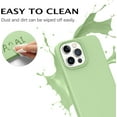 thumbnail image 3 of for iPhone 13 Pro Max Case, Liquid Silicone Soft Gel Rubber iPhone 13 Pro Max Case Slim Case with Microfiber Lining Protective Phone Cases for 6.7 inch iPhone 13 Pro Max, Matcha, 3 of 15